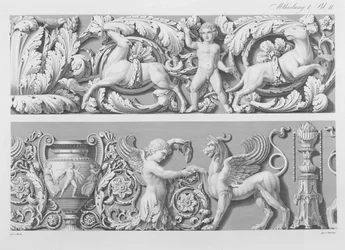 Designs for Classical Friezes, from 
