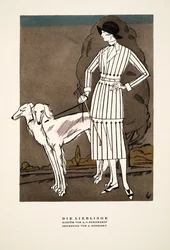 Die Lieblinge, Advertisement for Fashion by A C Steinhardt, from Styl, pub. 1922