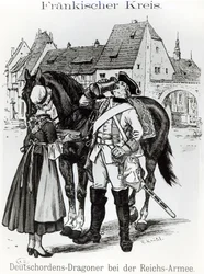 Dragoon of the Teutonic Knights in 1757