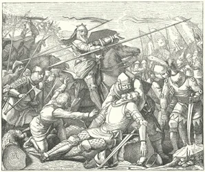 Eberhard II, Count of Wurttemberg, at the Battle of Doffingen