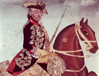 Equestrian portrait of King Frederick the Great of Prussia