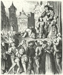 Execution scene from Titus Andronicus