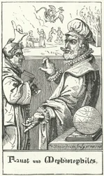 Faust and Mephistopheles (engraving)