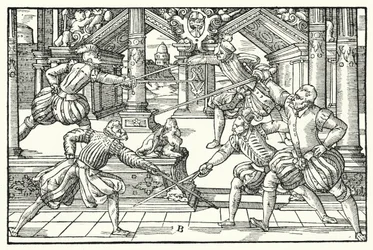 Fencing Scene