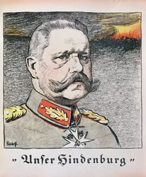 Field Marshal Paul Von Hindenburg (1857-1934) 1914