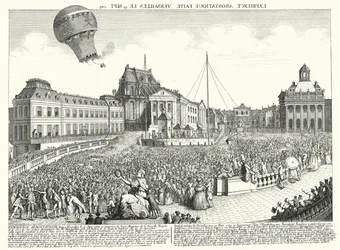 Flight of the Montgolfier Brothers