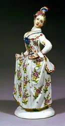Fuerstenberg figure of a lady