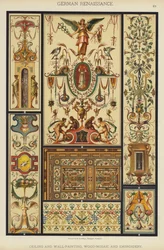 German Renaissance, Ceiling and Wall-Painting, Wood-Mosaic and Embroidery