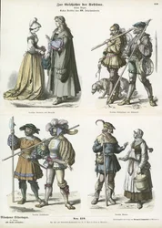 German Costumes, Early 16th Century