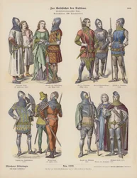 German Costumes of the 14th Century