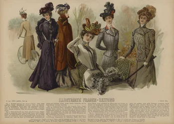 Illustration for Illustrirte Frauen-Zeitung