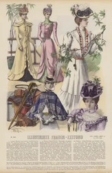 Illustration for Illustrirte Frauen-Zeitung