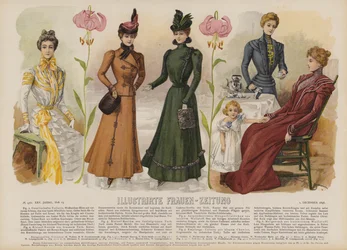 Illustration for Illustrirte Frauen-Zeitung