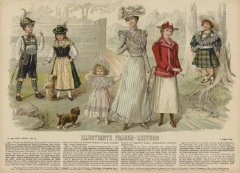 Illustration for Illustrirte Frauen-Zeitung