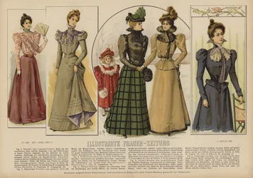 Illustration for Illustrirte Frauen-Zeitung