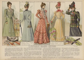 Illustration for Illustrirte Frauen-Zeitung