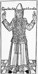 Jewish High Priest, from Liber Chronicarum by Hartmann Schedel, published in Nuremberg