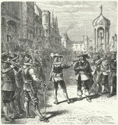 John Lambert preventing the Rump Parliament from sitting