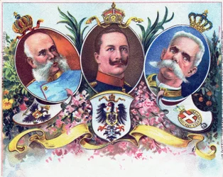Kaiser Wilhelm II and his allies, 1899