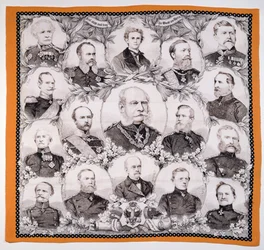 Kaiser Wilhelm I (1797-1888) surrounded by the German Generals, 1870