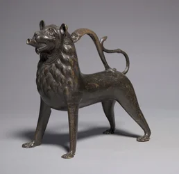 Lion Aquamanile, 1200-50