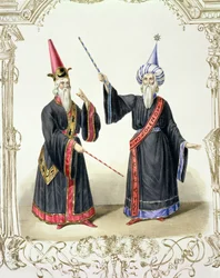 Magicians at the Carnival in Berlin, 1836