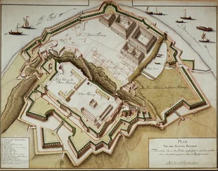 Map of the Fortress of Belgrade After Its Conquest by Fieldmarshal Gideon Freiherr von Laudon