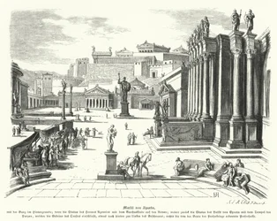Market of Sparta, Ancient Greece