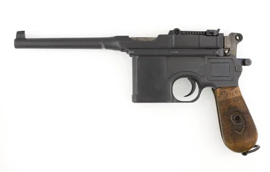 Mauser C96 9 mm self-loading pistol, Export model converted to 9 mm Parabellum (pistol, self-loading, Mauser, 9 mm C96 conversion)