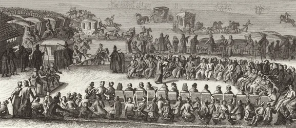 Meeting of the Polish National Assembly. Illustration for Bilder-Atlas