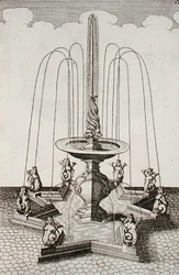 Mermaid fountain, from 