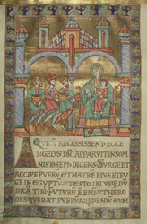 Adoration of the Magi, from The Evangeliarium of Plock Cathedral