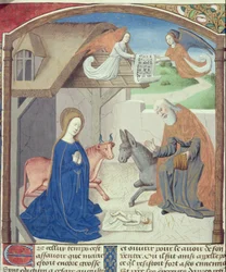 Holy Family, from Vita Christi, by Ludolf of Saxony, c.1300-7778