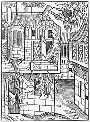 Of bostynge or hauynge confydence in fortune, illustration from Alexander Barclay