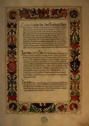 Page from the Geheim Ehrenbuch des Fuggerschen Geschlechts
