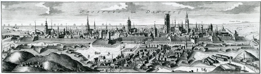 Panoramic View of Danzig (Gdansk)