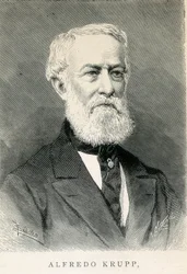 Portrait of Alfred KRUPP, German steel industrialist