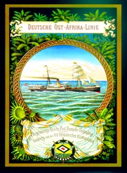 Poster Advertising the German East Africa Line, 1890