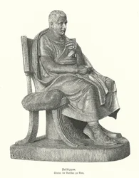 Roman copy of a statue of the Ancient Greek comic poet Posidippus
