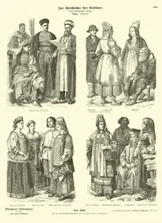 Russian Costumes, Late 19th Century