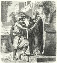 Saul anointed King of Israel by Samuel