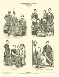 Siamese and Burmese costumes