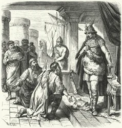 Slavic Envoys Before Rurik, Prince of Kievan Rus, 9th Century