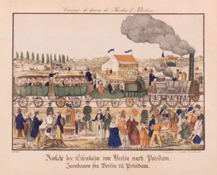 Steam Railway between Berlin and Potsdam