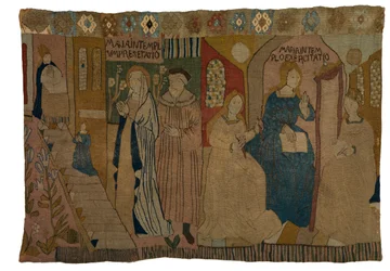 Tapestry Depicting the Presentation in the Temple of the Virgin and Her Education