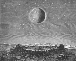 The Earth as Seen from the Moon