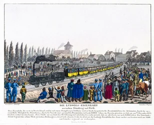 The Opening of the Nuremberg-Furth Railway, 7th December 1835