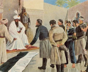 The Prussian Flag Before the Sultan of Morocco