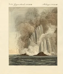 The New Volcanic Island on the Mediterranean Sea