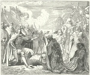 The restoration of Ottokar II as King of Bohemia by Rudolf of Habsburg